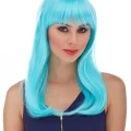 BUĞZ Turkuaz Mavi Parti Peruğu