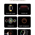 BUĞZ Turuncu Kordonlu Siyah Kasa Akıllı Saat, Nabız ve Uyku Takibi Özellikli, iOS ve Android Uyumlu