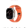 BUĞZ Turuncu Silikon Kordonlu Siyah Kasa Akıllı Saat, GPS ve Nabız Sensörü İçeren 49 mm Ekranlı Model