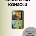  TV Bağlantılı 500 Oyunlu Mini Gameboy Konsol