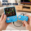 BUĞZ TV Bağlantılı Çift Oyunculu Şarjlı Retro Gamepad Seti