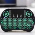  TV Uyumlu Mini Klavye Q Klavye Işıklı Tüm Cihazlara Uyumlu