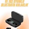  TWS Bluetooth Kulaklık 5.0 Bluetooth Bağlantılı Dokunmatik Kontrol Özelliği