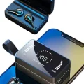  TWS Bluetooth Kulaklık Kablosuz Uzun Pil Ömrü Dijital Göstergeli Powerbank