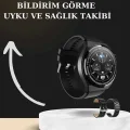 BUĞZ TWS Bluetooth Kulaklık ve Akıllı Saat Uyku Takibi Nabız Ölçer Uzun Pil Ömrü - BUĞZ
