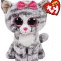  TY Kiki - Grey Cat Reg 15 cm