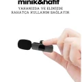 BUĞZ Type-C Çiftli Kablosuz Yaka Mikrofon Seti Telefon Vlog Canlı Yayın TikTok YouTube Uyumlu ( BUĞZ )