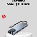 BUĞZ Type-C Çoklu Dönüştürücü – Alüminyum Gövde, Hızlı Veri Aktarımı ve Şarj Desteği