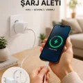 BUĞZ Type-C Hızlı Şarj Özellikli Cihazı USB-C Kablo Dahil