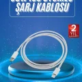 BUĞZ Type-C Ligtning 30W İOS Şarj Kablosu Hızlı Şarj Kablosu - Lisinya