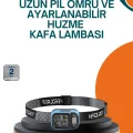 BUĞZ Type C Şarjlı LED Kafa Lambası Güç Göstergeli 53 Modlu
