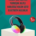  Type-C Şarjlı RGB Işıklı Bluetooth Oyuncu Kulaklığı
