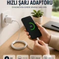 BUĞZ Type-C to C Kablolu 35W Hızlı Şarj Başlığı Set