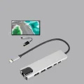  Type‑C Dönüştürücü – 2×USB3.0, SD/MS, 4K HDMI & RJ45 ile Profesyonel Kullanım