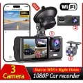  Üç Kameralı Wi‑Fi Araç İçi Kamera – GPS Takip & G-Sensor Özellikli Güvenlik Çözümü