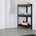 BUĞZ Üçgen - Siyah Pratik Raf Ünitesi Plastik Bx40