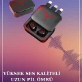 BUĞZ Ucuz Kaliteli Akıllı Saat ve Powerbank Bluetooth Kulaklık 5.1 Stereo ANC Özelliği - BUĞZ