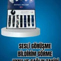 BUĞZ Ucuz Kaliteli Yeni Nesil 7 Kordonlu Akıllı Saat ve Kablosuz Bluetooth Kulaklık ANC Özelliği - BUĞZ