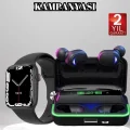  Ucuz ve Kaliteli Kulaklıklı Saat Seti Bluetooth Bağlantılı Akıllı Saat ve Kulaklık