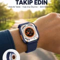 BUĞZ Ultra Akıllı Saat 2.05 İnç Büyük Ekran Bluetooth Aramalı IP67 Yeni Nesil