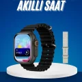 BUĞZ Ultra Akıllı Saat 49 Mm Çift Kordonlu Arama Cevaplama Bluetooth Bağlantılı - BUĞZ
