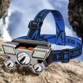 BUĞZ Ultra Güçlü Led Işık Şarjlı Kafa Lambası Balıkçı Lambası Kafa Feneri - BUĞZ