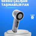  Ultra Sessiz USB Şarjlı Fan | Taşınabilir ve Hafif Tasarım