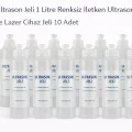 BUĞZ Ultrason Jeli 1 Litre Renksiz İletken Ultrason ve Lazer Cihaz Jeli 10 Adet
