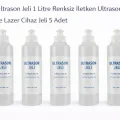 BUĞZ Ultrason Jeli 1 Litre Renksiz İletken Ultrason ve Lazer Cihaz Jeli 5 Adet