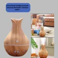  Ultrasonik Ahşap Desenli 130ml Aromaterapi Difüzör ve Hava Nemlendirici