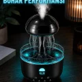 BUĞZ Ultrasonik Denizanası Hava Nemlendirici Sessiz Çalışan RGB Ortam Işıklı Aromaterapi Difüzörü