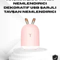 BUĞZ Ultrasonik Hava Nemlendirici 200 ml Aroma Difüzör LED Işıklı Sessiz