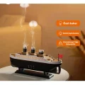 BUĞZ Ultrasonik hava nemlendirici ahşap desenli siyah 250 ml kumandalı aroma difüzörü 2 yıl garantili