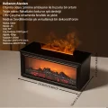 BUĞZ Ultrasonik şömine görünümlü hava nemlendirici 250 ml bordo 220-240V 2 yıl garantili