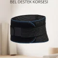 BUĞZ Unisex Ortopedik Ayarlanabilir Nefes Alabilir Bel Destek Korsesi