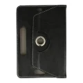 BUĞZ Universal 7 Kılıf 360 Tablet Deri Kılıf - Siyah