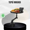 BUĞZ Universal Araç İçi Bardaklık Tepsisi 9 İnç Yemek Alanı ve Telefon Standlı