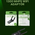BUĞZ USB 3.0 Wireless Adaptör – 2.4GHz & 5GHz Destekli