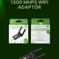 BUĞZ USB 3.0 Wireless Adaptör – 2.4GHz & 5GHz Destekli