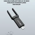 BUĞZ USB 3.0 Wireless Adaptör – 2.4GHz & 5GHz Destekli - Lisinya