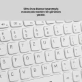 BUĞZ USB Alıcılı Kablosuz Klavye Mouse - Geniş Uyumluluk, Sessiz Tuşlar