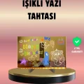 BUĞZ USB Bağlantılı LED Akrilik Çizim ve Not Tahtası