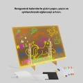 BUĞZ USB Bağlantılı LED Akrilik Çizim ve Not Tahtası - Lisinya