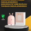 BUĞZ USB Bağlantılı Sessiz Çalışan LED Işıklı Nemlendirici Difüzör 200 ml