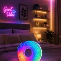 BUĞZ USB Girişli RGB Neon Şerit Led TV Oda Masa Dekor Işığı