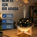 BUĞZ USB Projeksiyon Gece Lambası ve Hava Nemlendirici – Aromaterapi Destekli, Taşınabilir Mini