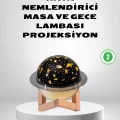 BUĞZ USB Projeksiyon Gece Lambası ve Hava Nemlendirici – Aromaterapi Destekli, Taşınabilir Mini