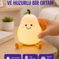 BUĞZ USB Şarjlı Armut Gece Lambası Dokunmatik Renk Değişimli