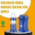 BUĞZ USB Şarjlı Çok Fonksiyonlu Kamp Feneri – Taşınabilir ve Dayanıklı