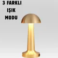 BUĞZ USB Şarjlı Dokunmatik LED Masa Lambası – 3 Renk Modu & Dimmer